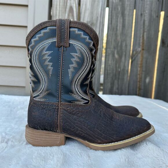 Durango Lil' Rebel Pro Kids' Western Boots Size 3M Square Toe - Picture 1 of 10